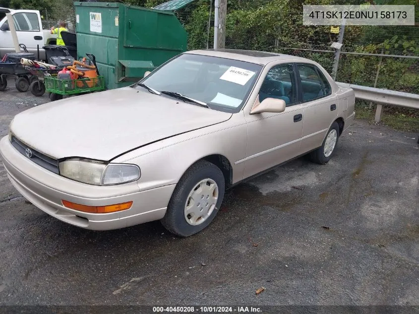 1992 Toyota Camry Le VIN: 4T1SK12E0NU158173 Lot: 40450208