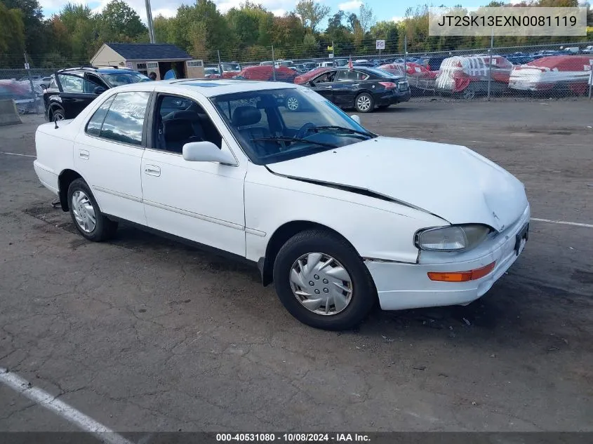 1992 Toyota Camry Xle VIN: JT2SK13EXN0081119 Lot: 40531080