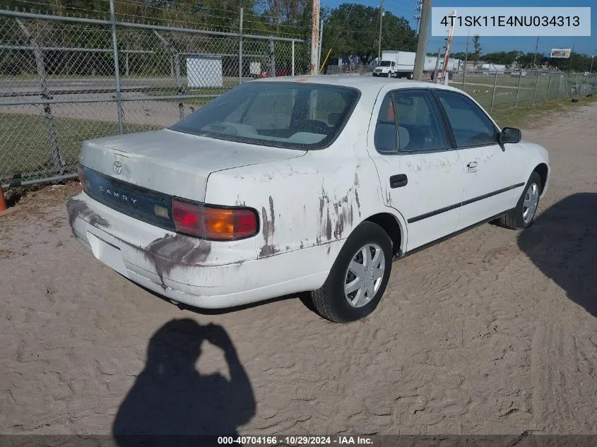 1992 Toyota Camry Dlx VIN: 4T1SK11E4NU034313 Lot: 40704166