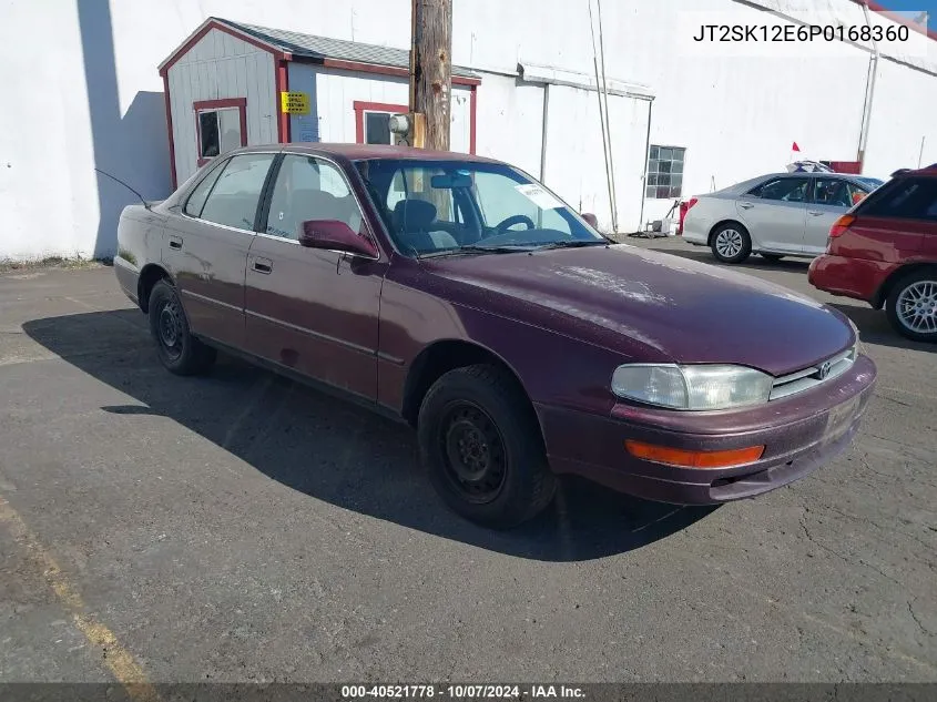 1993 Toyota Camry Le VIN: JT2SK12E6P0168360 Lot: 40521778