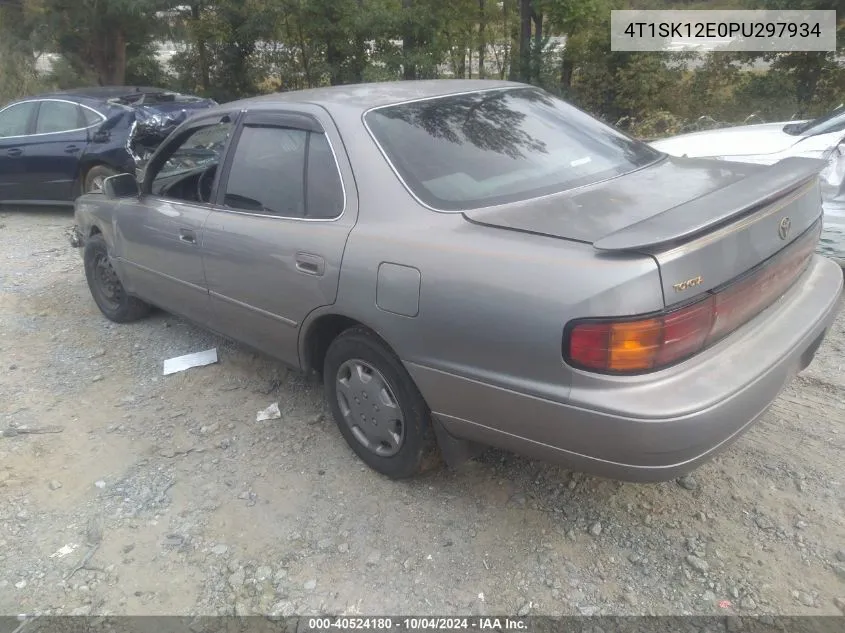 1993 Toyota Camry Le VIN: 4T1SK12E0PU297934 Lot: 40524180