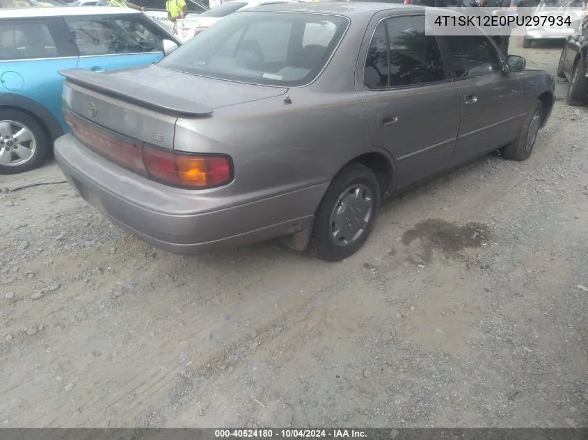 1993 Toyota Camry Le VIN: 4T1SK12E0PU297934 Lot: 40524180