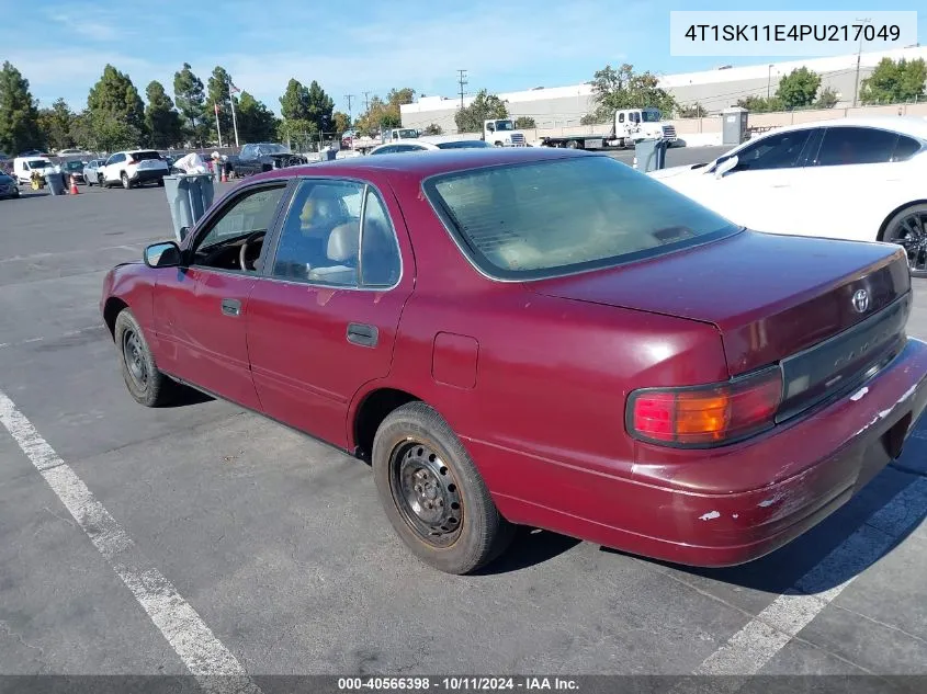 1993 Toyota Camry Dx VIN: 4T1SK11E4PU217049 Lot: 40566398