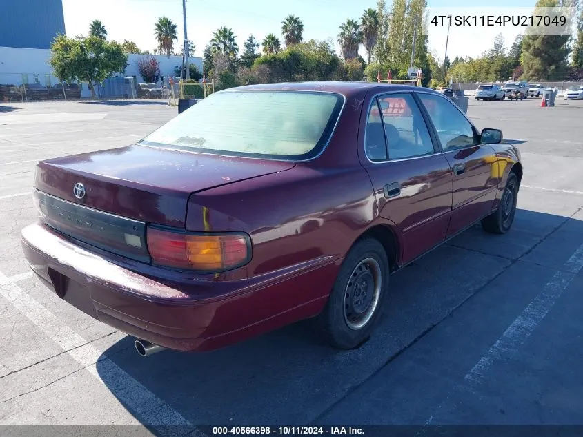 1993 Toyota Camry Dx VIN: 4T1SK11E4PU217049 Lot: 40566398