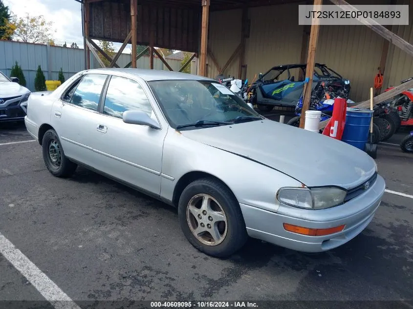 1993 Toyota Camry Le VIN: JT2SK12E0P0184893 Lot: 40609095