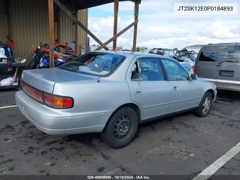 JT2SK12E0P0184893 1993 Toyota Camry Le