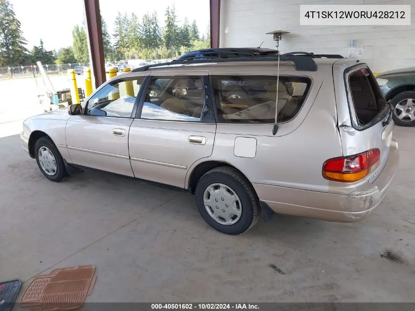 1994 Toyota Camry Le VIN: 4T1SK12WORU428212 Lot: 40501602