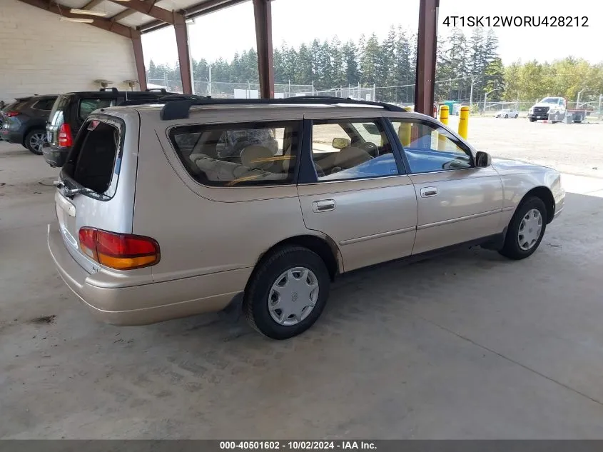 1994 Toyota Camry Le VIN: 4T1SK12WORU428212 Lot: 40501602