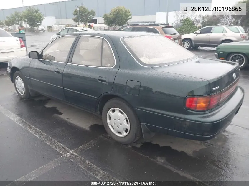 1994 Toyota Camry Le VIN: JT2SK12E7R0196865 Lot: 40812725