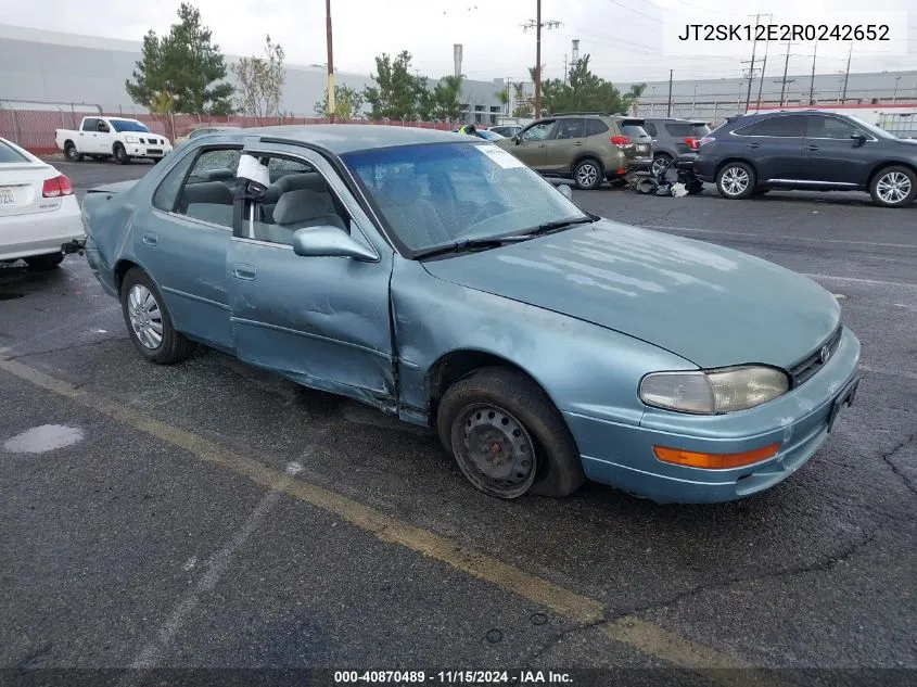 1994 Toyota Camry Le VIN: JT2SK12E2R0242652 Lot: 40870489