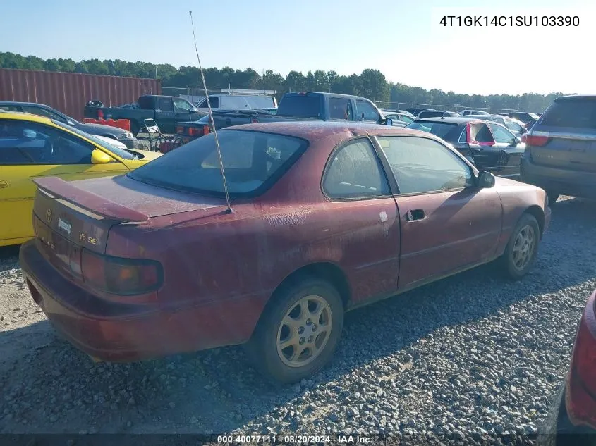 1995 Toyota Camry Se VIN: 4T1GK14C1SU103390 Lot: 40077111