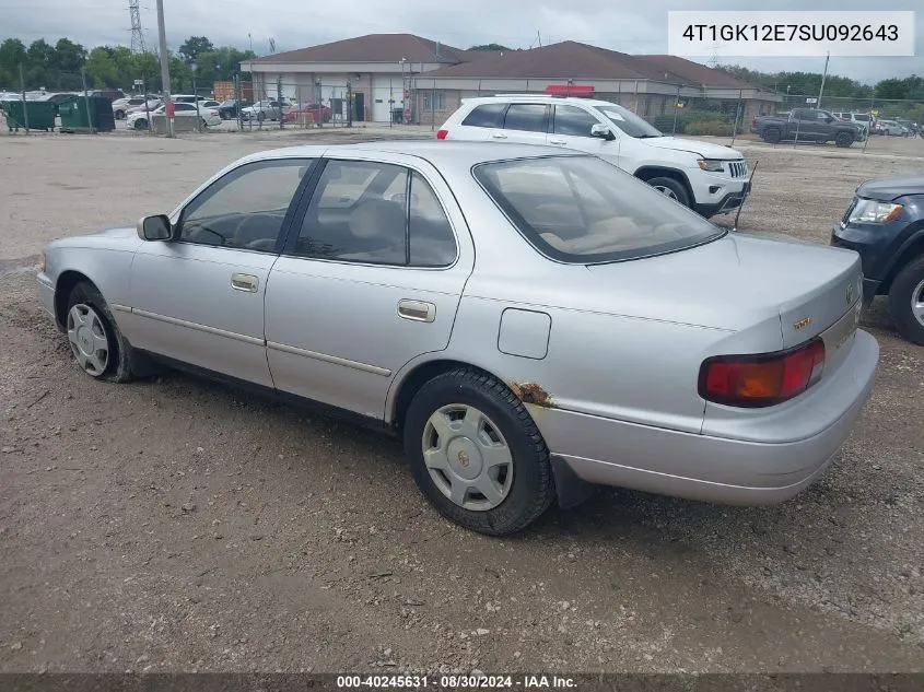 1995 Toyota Camry Le VIN: 4T1GK12E7SU092643 Lot: 40245631