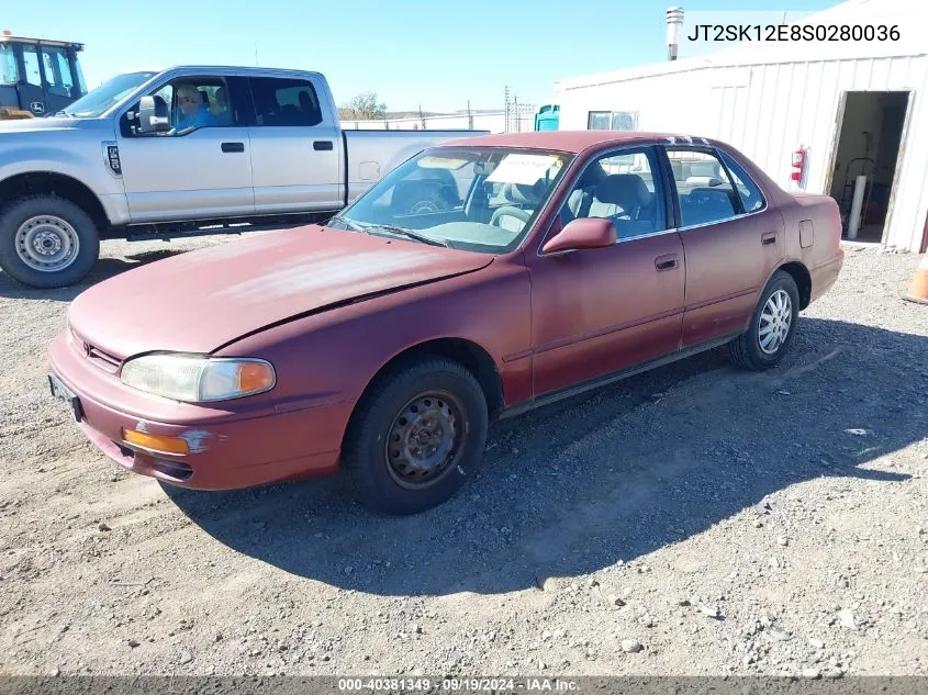 1995 Toyota Camry Le VIN: JT2SK12E8S0280036 Lot: 40381349