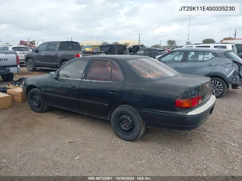 1995 Toyota Camry Dx VIN: JT2SK11E4S0335230 Lot: 40722581