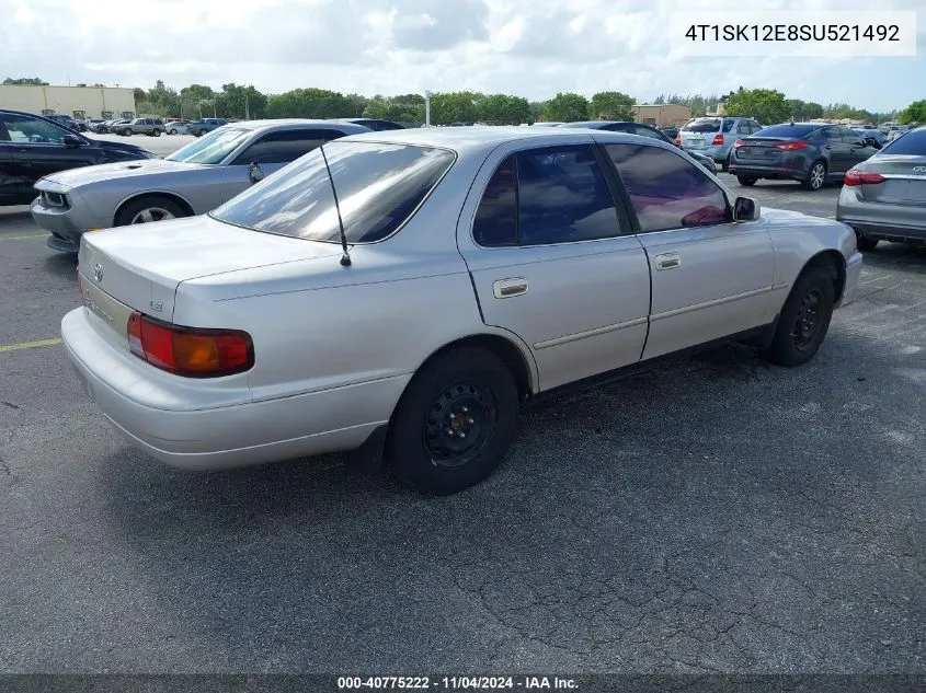 1995 Toyota Camry Le VIN: 4T1SK12E8SU521492 Lot: 40775222