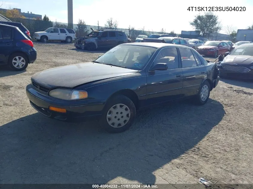 1995 Toyota Camry Le VIN: 4T1SK12E3SU504020 Lot: 40804232