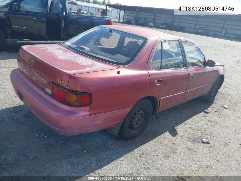 1995 Toyota Camry Le VIN: 4T1SK12E0SU514746 Lot: 40875755