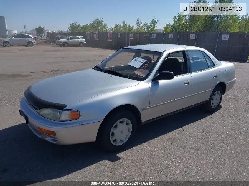 1996 Toyota Camry Dx/Le/Xle VIN: JT2BG12K1T0394193 Lot: 40483476