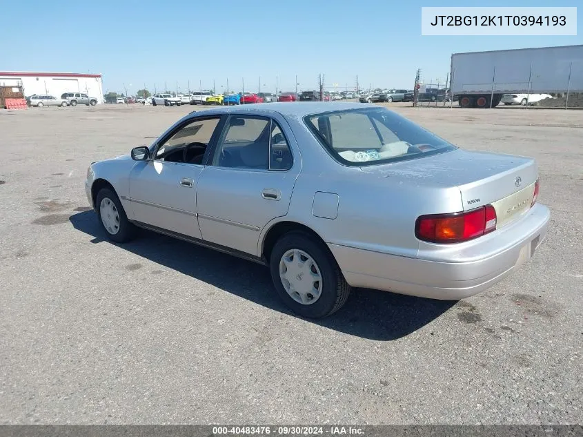 1996 Toyota Camry Dx/Le/Xle VIN: JT2BG12K1T0394193 Lot: 40483476