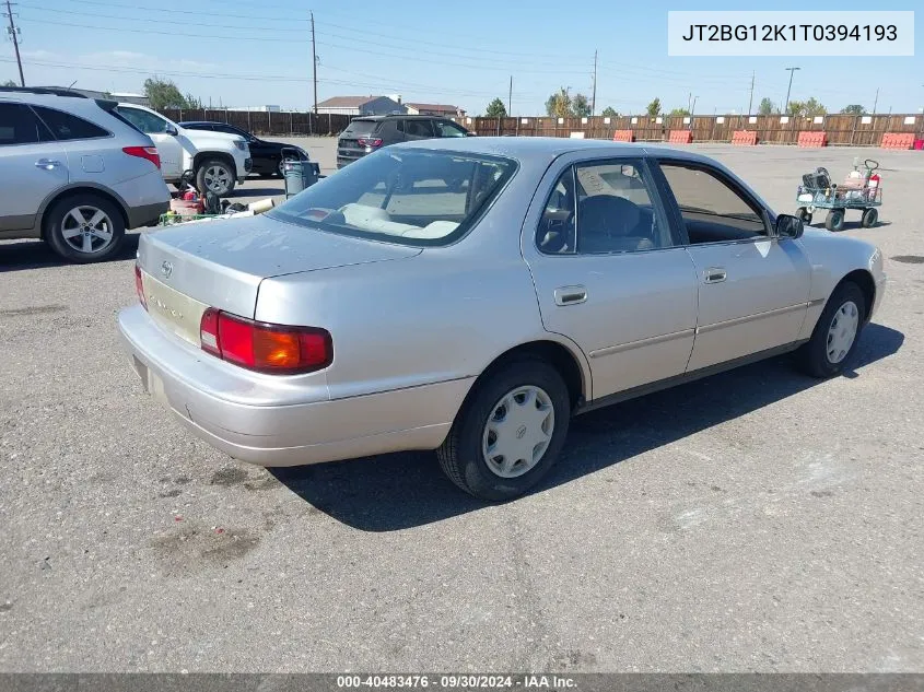 JT2BG12K1T0394193 1996 Toyota Camry Dx/Le/Xle