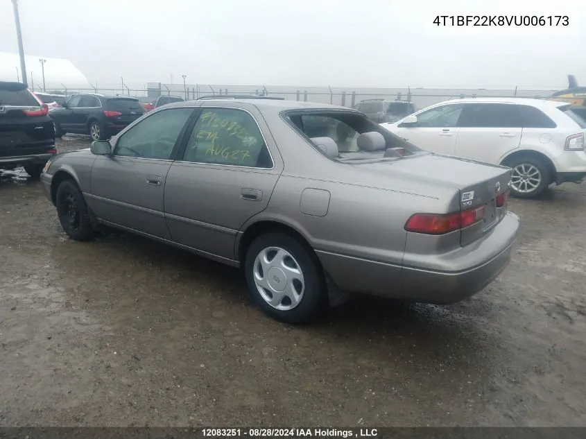 1997 Toyota Camry Ce/Le/Xle VIN: 4T1BF22K8VU006173 Lot: 12083251