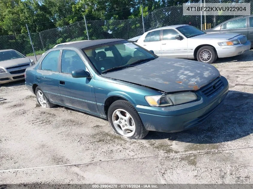 1997 Toyota Camry Le VIN: 4T1BF22KXVU922904 Lot: 39904270