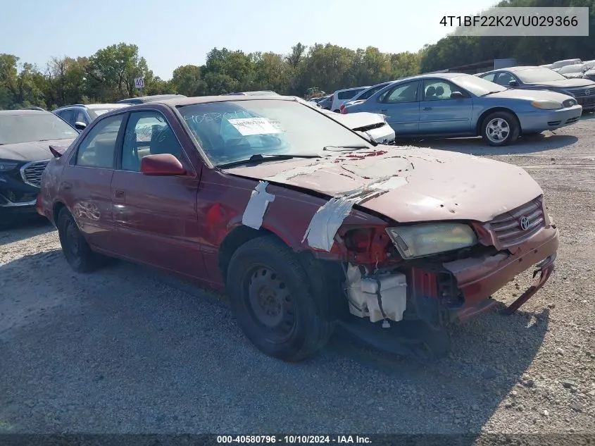 1997 Toyota Camry Le VIN: 4T1BF22K2VU029366 Lot: 40580796