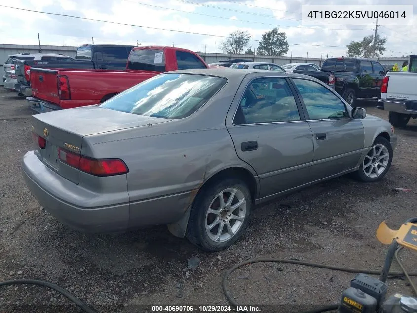 1997 Toyota Camry Le VIN: 4T1BG22K5VU046014 Lot: 40690706