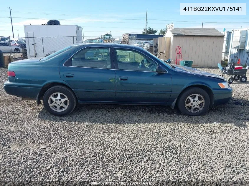 1997 Toyota Camry Xle VIN: 4T1BG22KXVU175141 Lot: 40707350