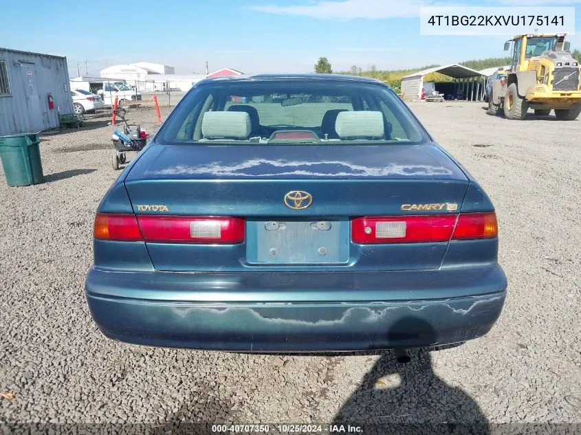 1997 Toyota Camry Xle VIN: 4T1BG22KXVU175141 Lot: 40707350