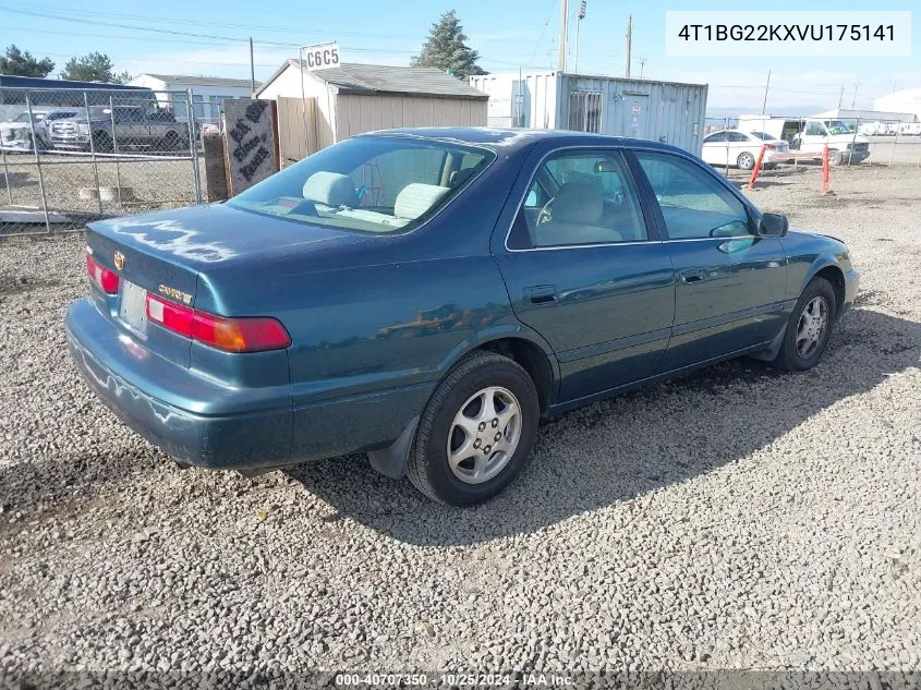 1997 Toyota Camry Xle VIN: 4T1BG22KXVU175141 Lot: 40707350