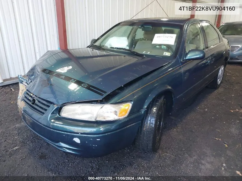 1997 Toyota Camry Le V6 VIN: 4T1BF22K8VU904160 Lot: 40773270