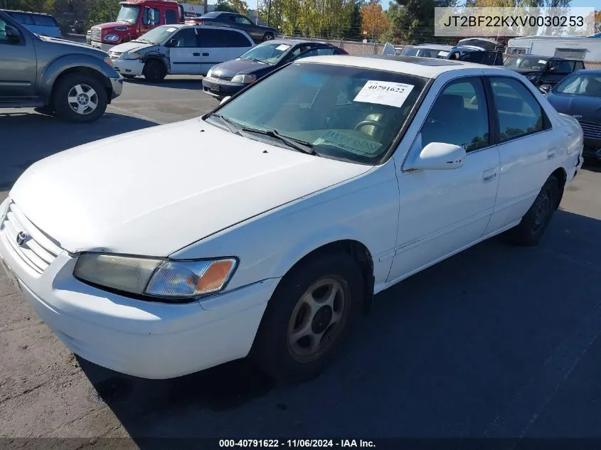 1997 Toyota Camry Xle V6 VIN: JT2BF22KXV0030253 Lot: 40791622