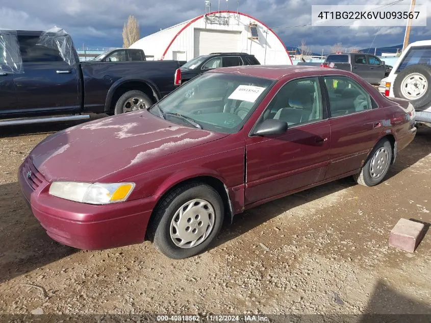 1997 Toyota Camry Le VIN: 4T1BG22K6VU093567 Lot: 40818562