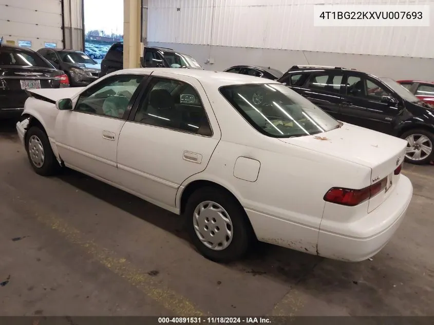 1997 Toyota Camry Le VIN: 4T1BG22KXVU007693 Lot: 40891531