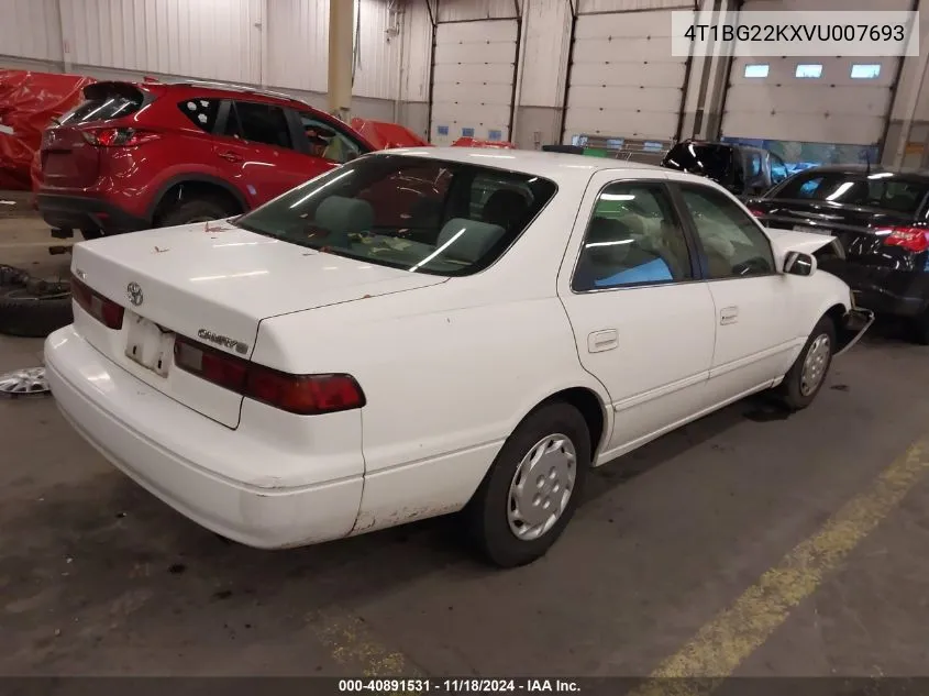 1997 Toyota Camry Le VIN: 4T1BG22KXVU007693 Lot: 40891531