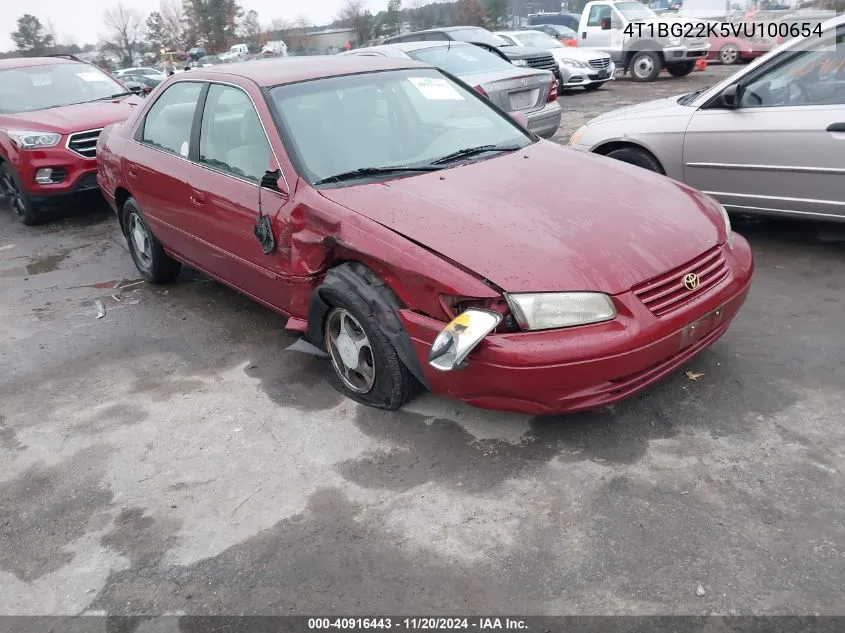 1997 Toyota Camry Le VIN: 4T1BG22K5VU100654 Lot: 40916443