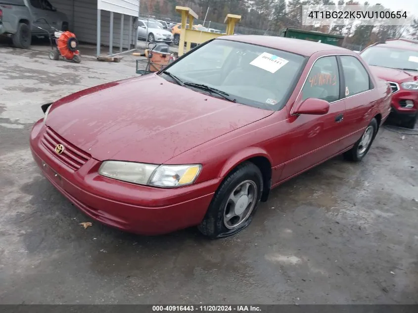 1997 Toyota Camry Le VIN: 4T1BG22K5VU100654 Lot: 40916443