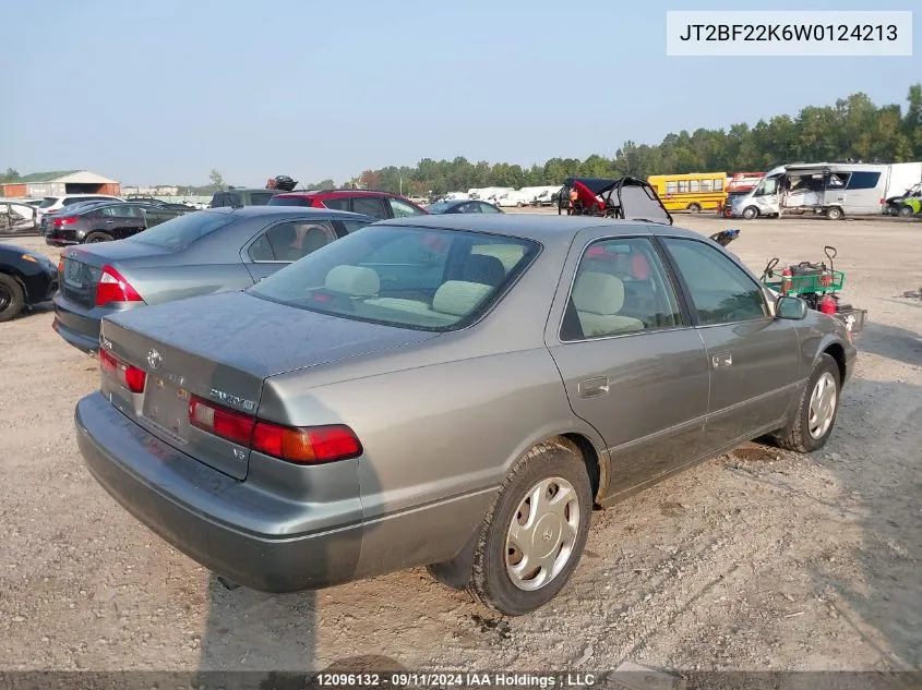 JT2BF22K6W0124213 1998 Toyota Camry