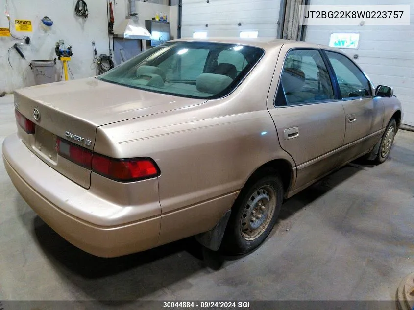 1998 Toyota Camry Ce/Le/Xle VIN: JT2BG22K8W0223757 Lot: 30044884