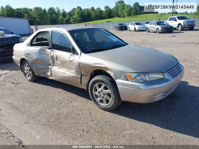 1998 Toyota Camry Le V6/Xle V6 VIN: JT2BF28K9W0145449 Lot: 39605891