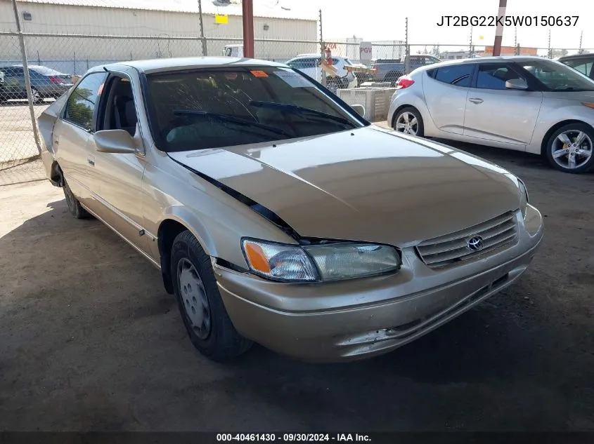 JT2BG22K5W0150637 1998 Toyota Camry Le