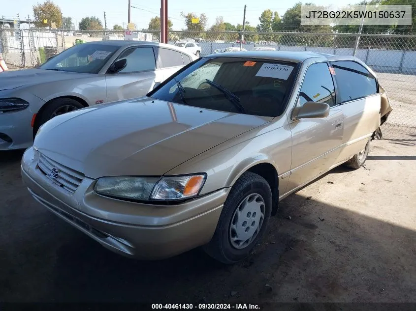 JT2BG22K5W0150637 1998 Toyota Camry Le