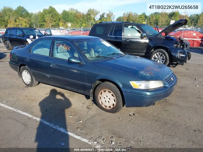 4T1BG22K2WU265658 1998 Toyota Camry Le