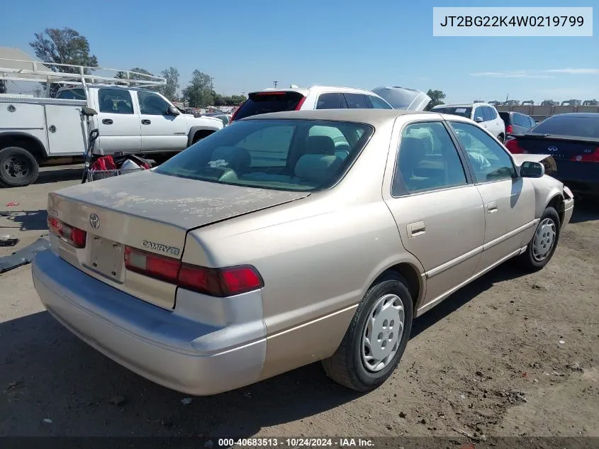 JT2BG22K4W0219799 1998 Toyota Camry Le