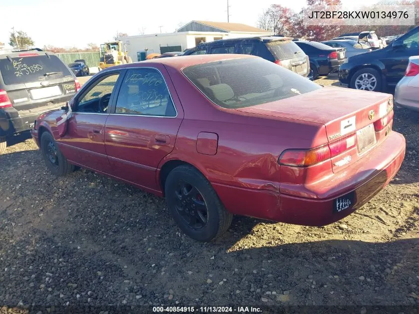 1998 Toyota Camry Xle V6 VIN: JT2BF28KXW0134976 Lot: 40854915