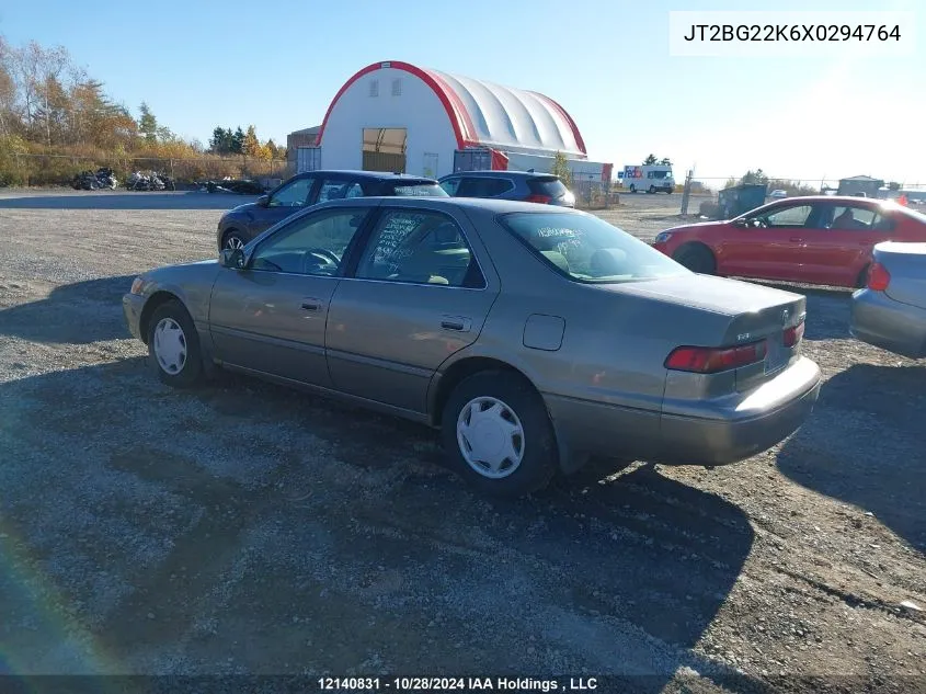 1999 Toyota Camry Le/Xle VIN: JT2BG22K6X0294764 Lot: 12140831