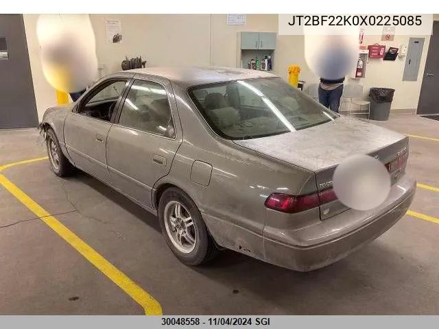 1999 Toyota Camry Le/Xle VIN: JT2BF22K0X0225085 Lot: 30048558