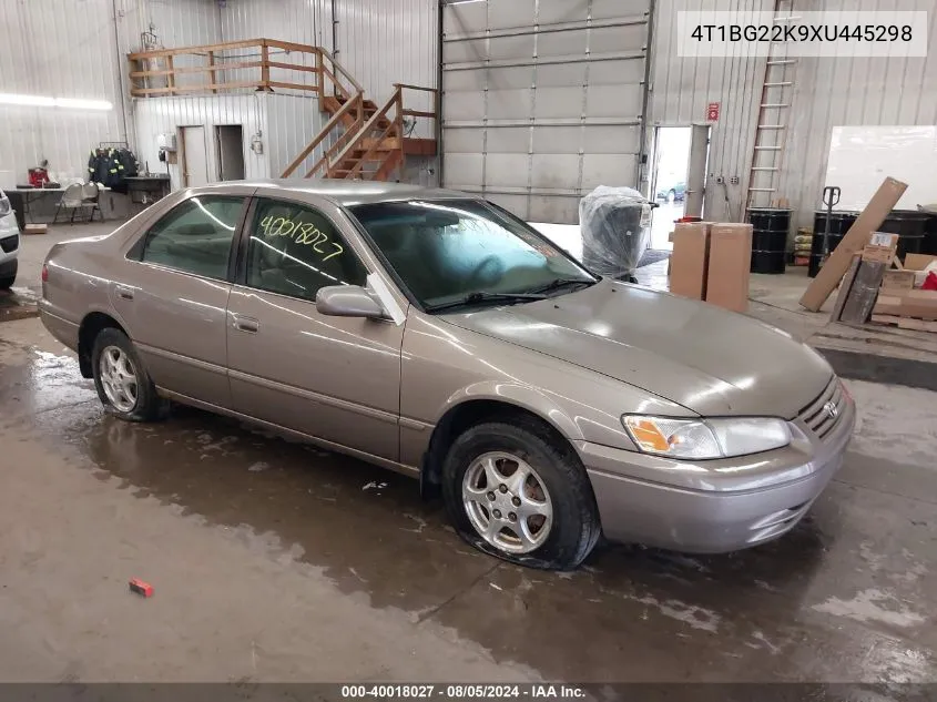 1999 Toyota Camry Le VIN: 4T1BG22K9XU445298 Lot: 40018027