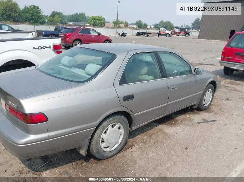 4T1BG22K9XU591149 1999 Toyota Camry Ce